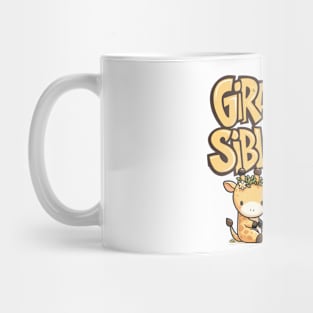 Adorable Giraffe Siblings Mug